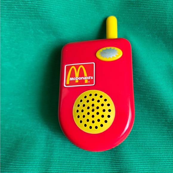 McDonald’s register play food Walkie Talkie Drive Thru w sound phases toy  Works - Picture 1 of 2